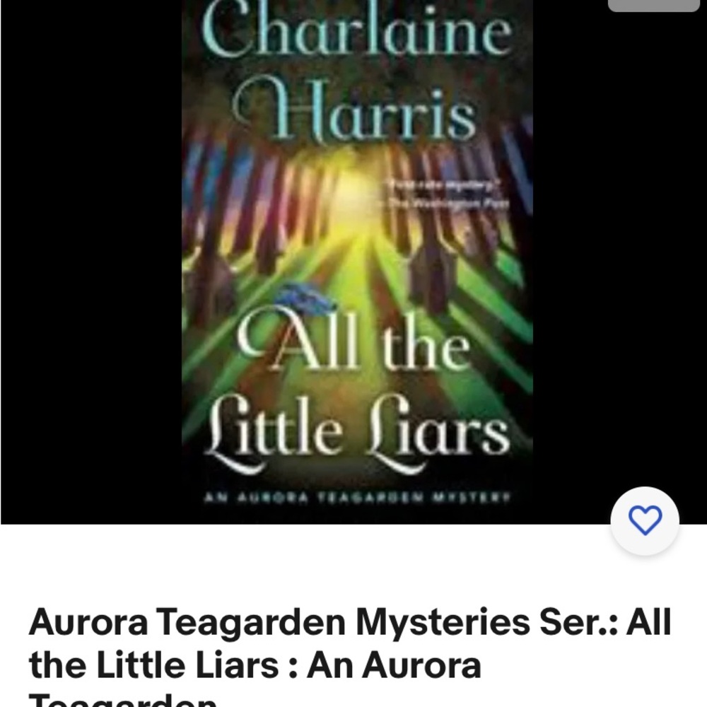 All the little liars
AN AURORA TEAGARDEN MYSTERY guc